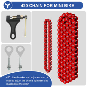 YOXUFA chain breaker and tensioner adjusters displayed to show easy installation tools