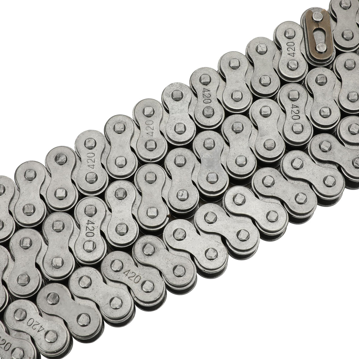 YOXUFA chain laid next to ruler for length comparison and accurate sizing benefit