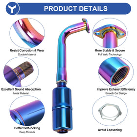 YOXUFA fixed bracket kit hardware securing muffler and reducing vibration