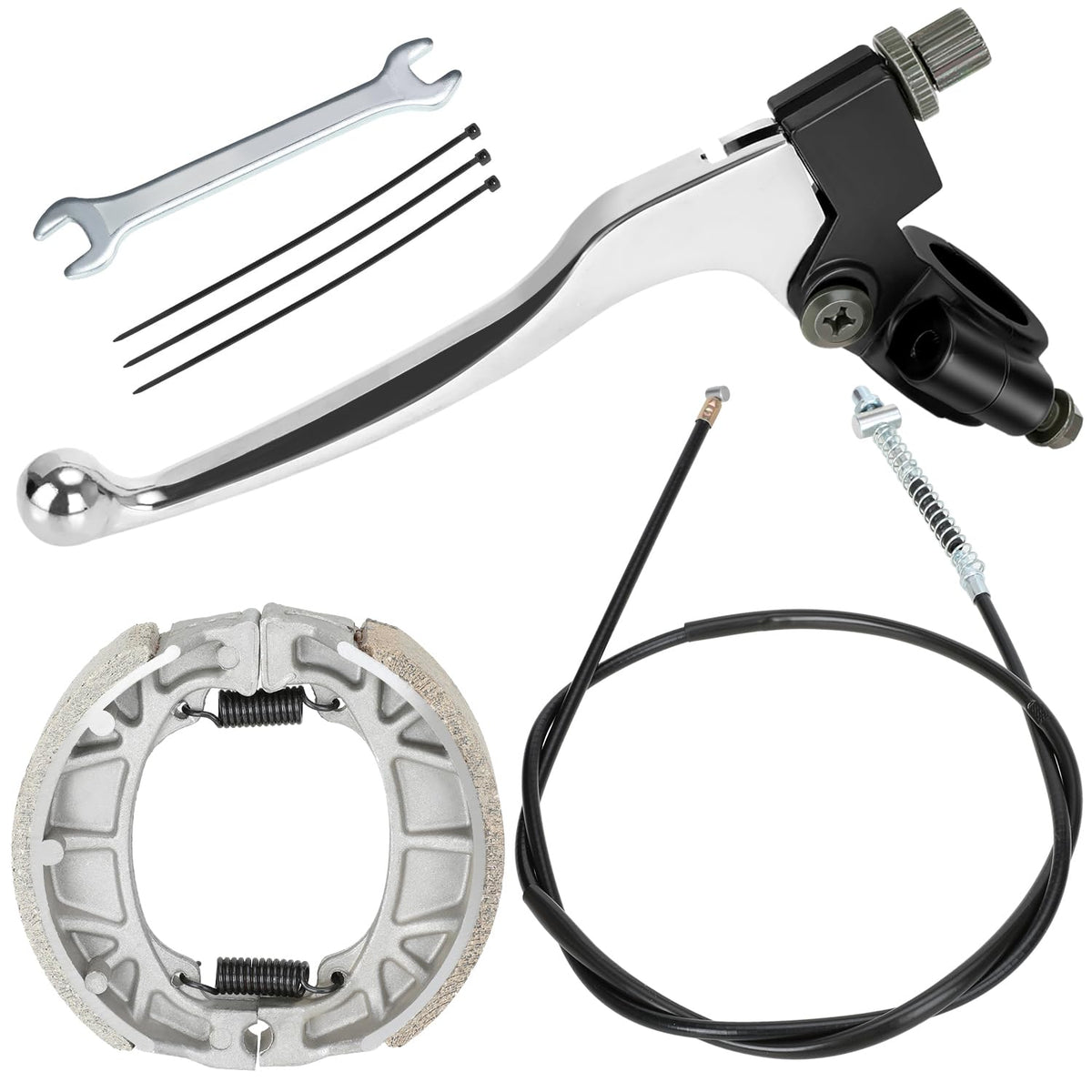 YOXUFA front view of complete brake kit showing all included parts and benefits