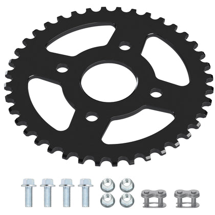 YOXUFA front view of sprocket showing full face and teeth, reliable fit