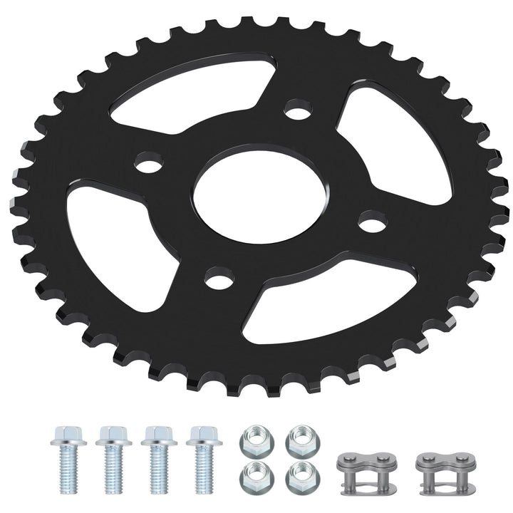 YOXUFA front view of sprocket showing full face and teeth, reliable fit