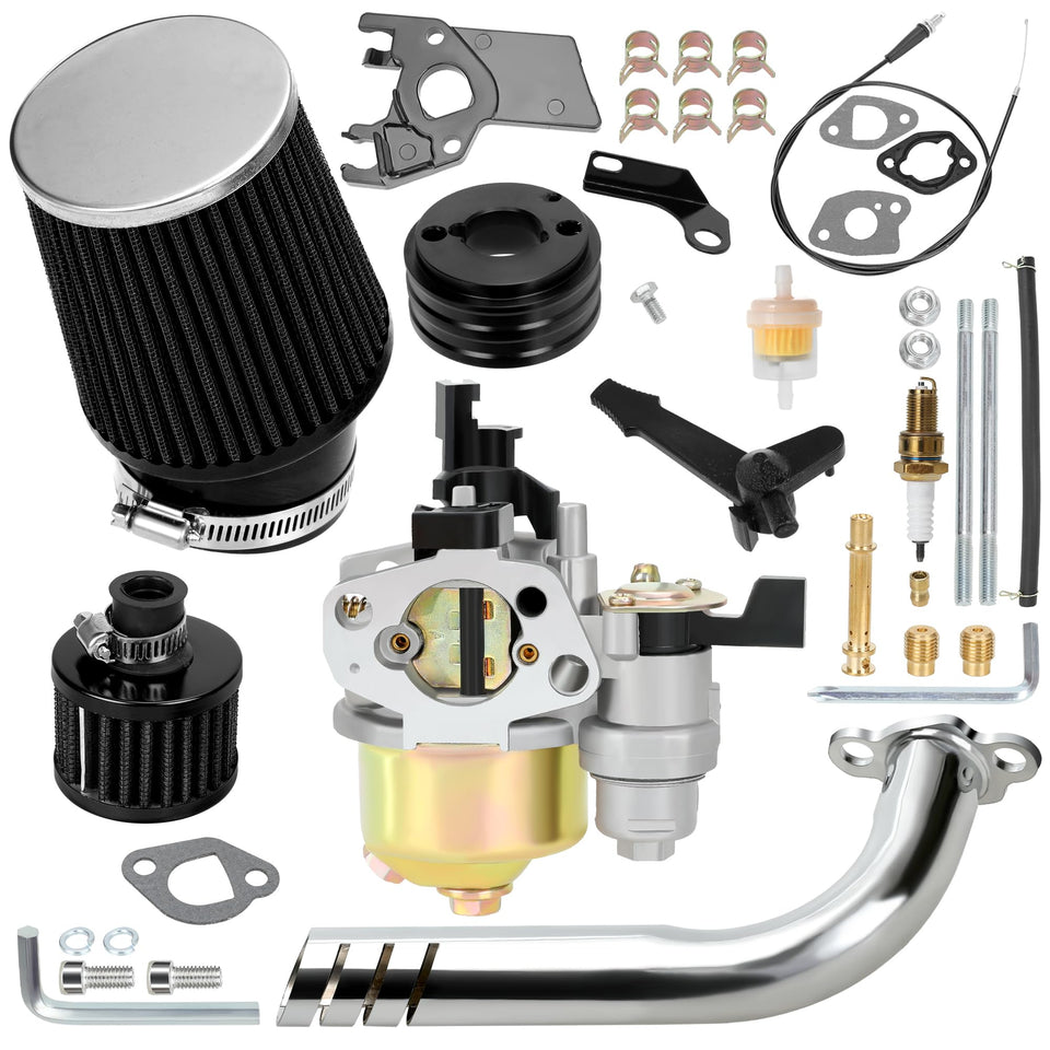 YOXUFA front parts layout showing kit components for quick identification and easy install
