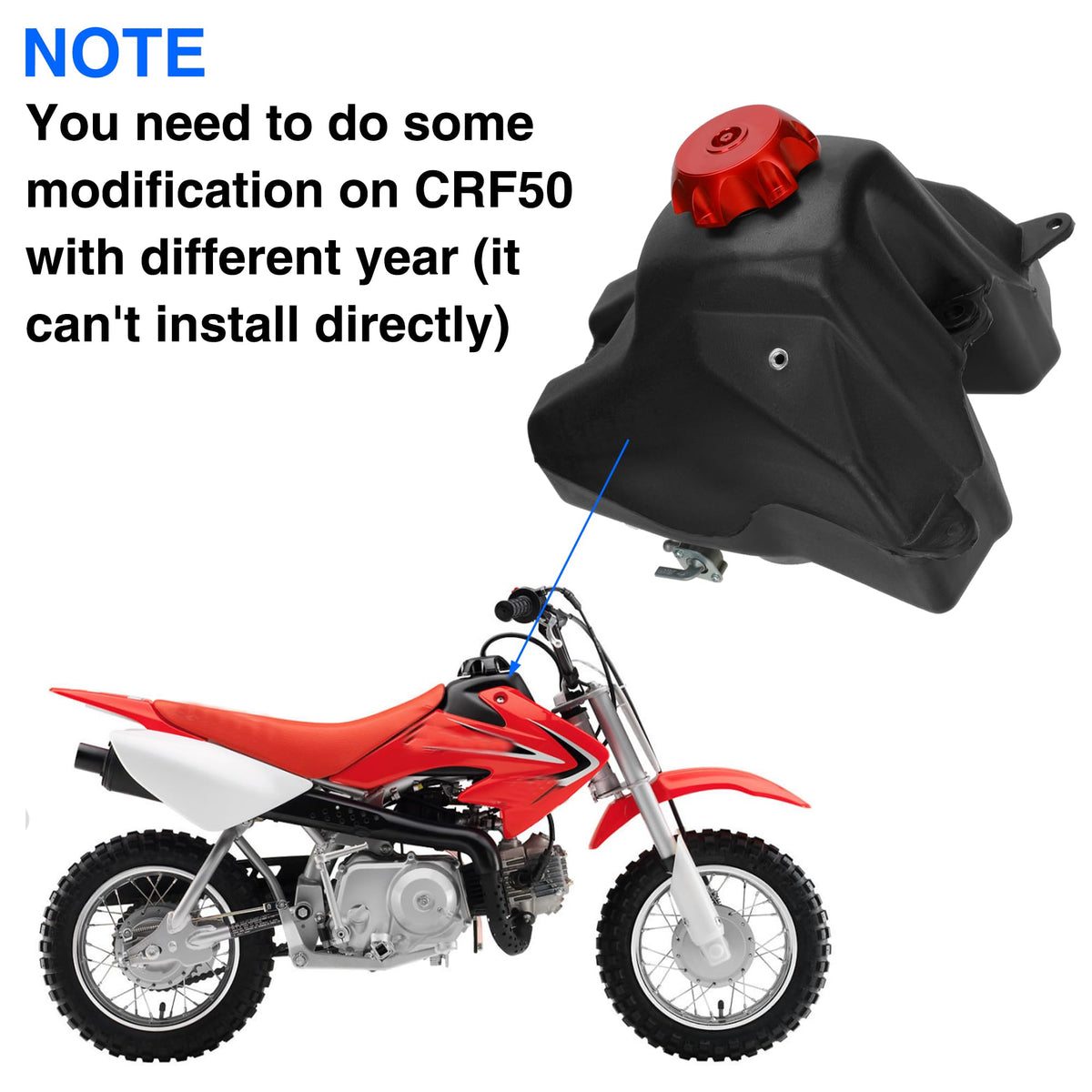 YOXUFA fuel petcock and filter included to prevent clogs and leaks