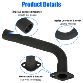 YOXUFA heat shield tape wrapped on header offering rider protection