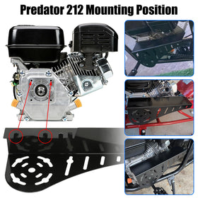 YOXUFA mounted on Predator 212 demonstrating correct installation