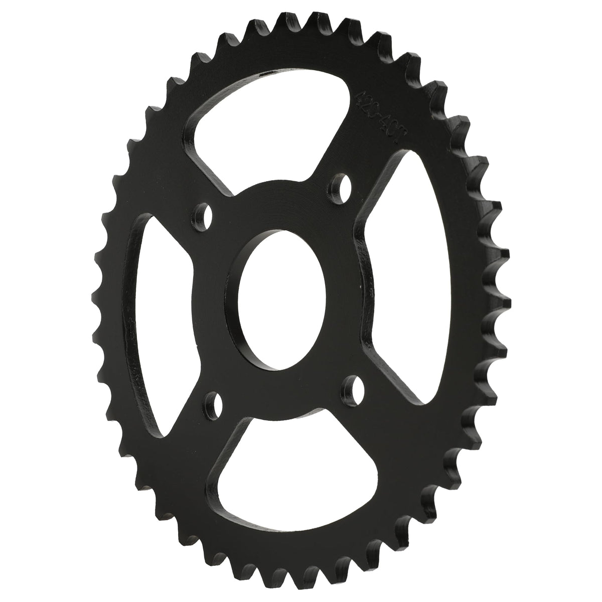 YOXUFA sprocket on go-kart rear ready for use in real-world setting