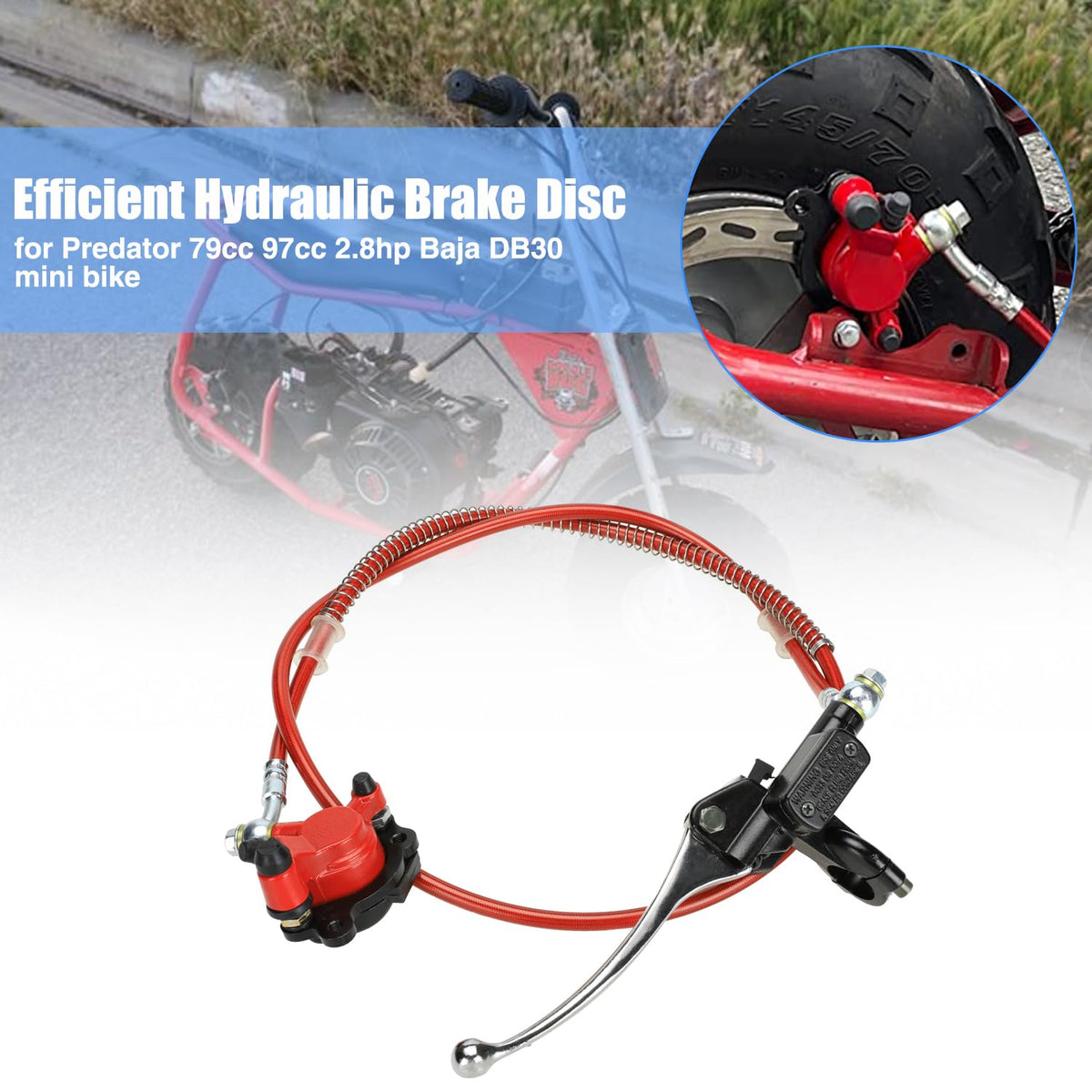 YOXUFA master cylinder close-up mounted on handlebar for precise lever feel