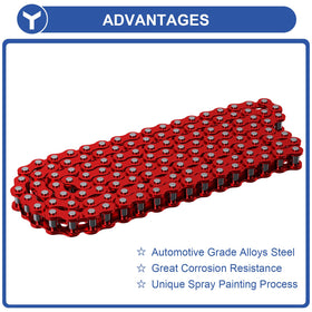 YOXUFA master links and thimble laid out showing simple assembly advantage