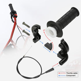 YOXUFA kit installed on Coleman handlebar demonstrating fit and operation