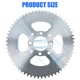 YOXUFA mounted on a mini bike axle demonstrating correct installation