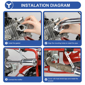 YOXUFA mounting hardware and tools displayed for quick installation benefit
