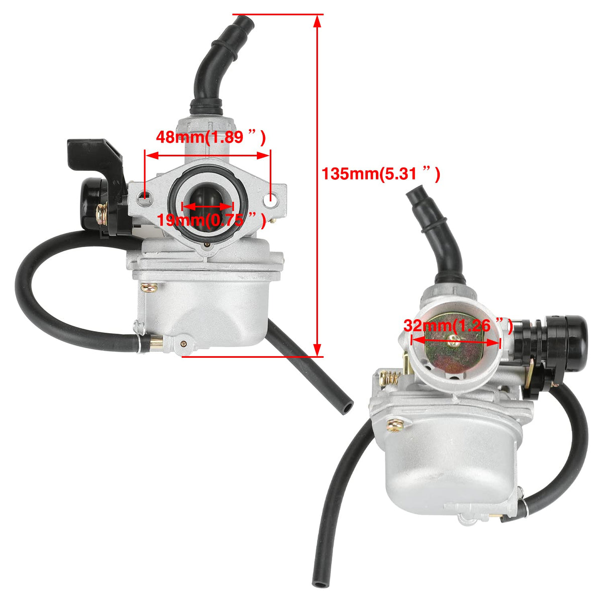YOXUFA gasket set and clamps detail showing secure sealing and installation