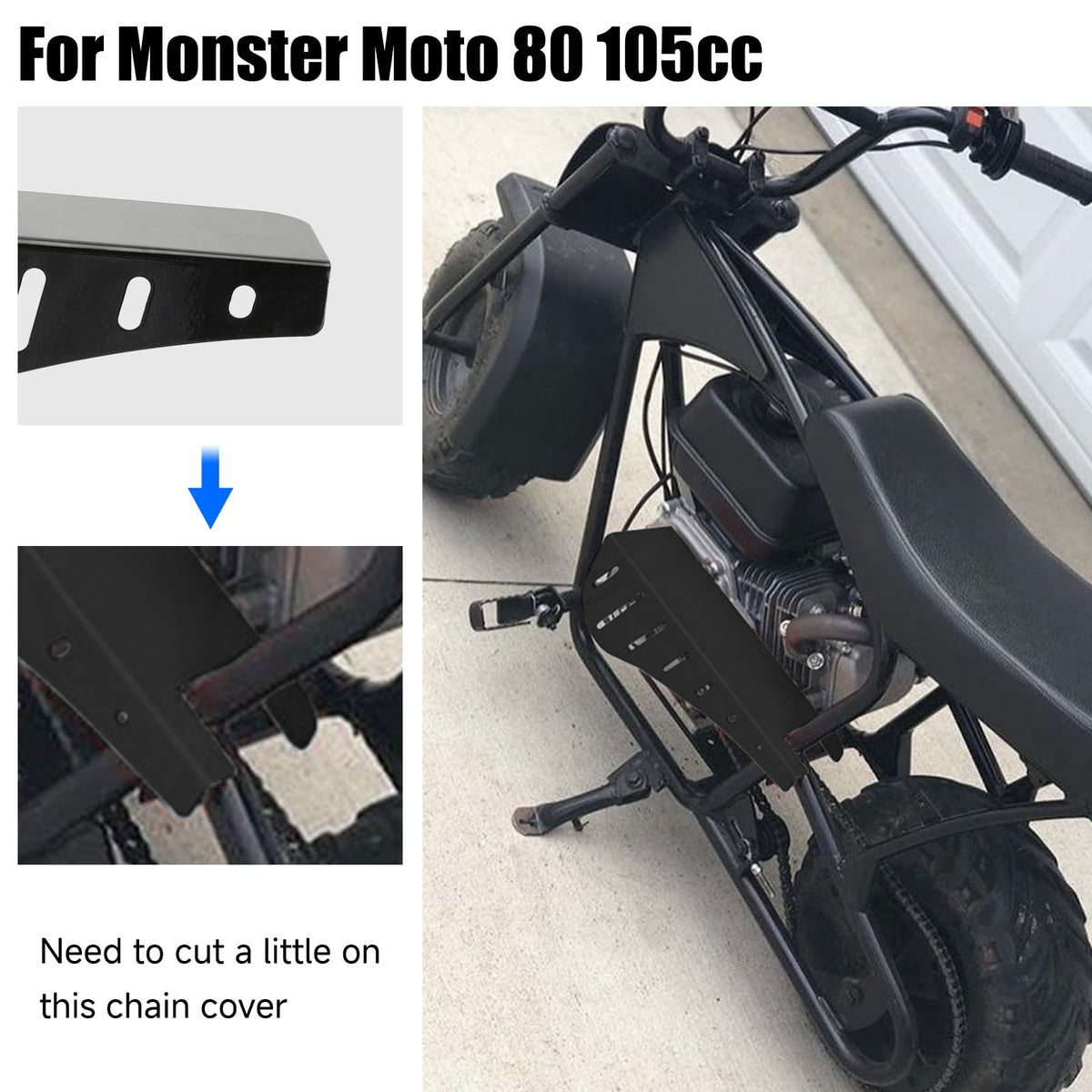 YOXUFA side profile showing chain guard coverage and protection
