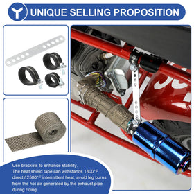 YOXUFA size comparison with ruler showing compact dimensions for fitment