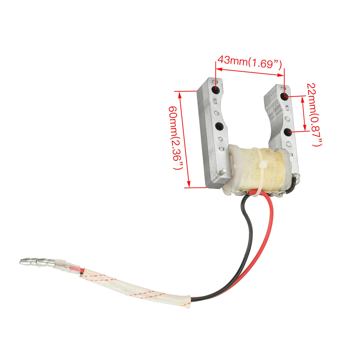 YOXUFA spark plug and fuel line detail reducing misfires and fuel leaks