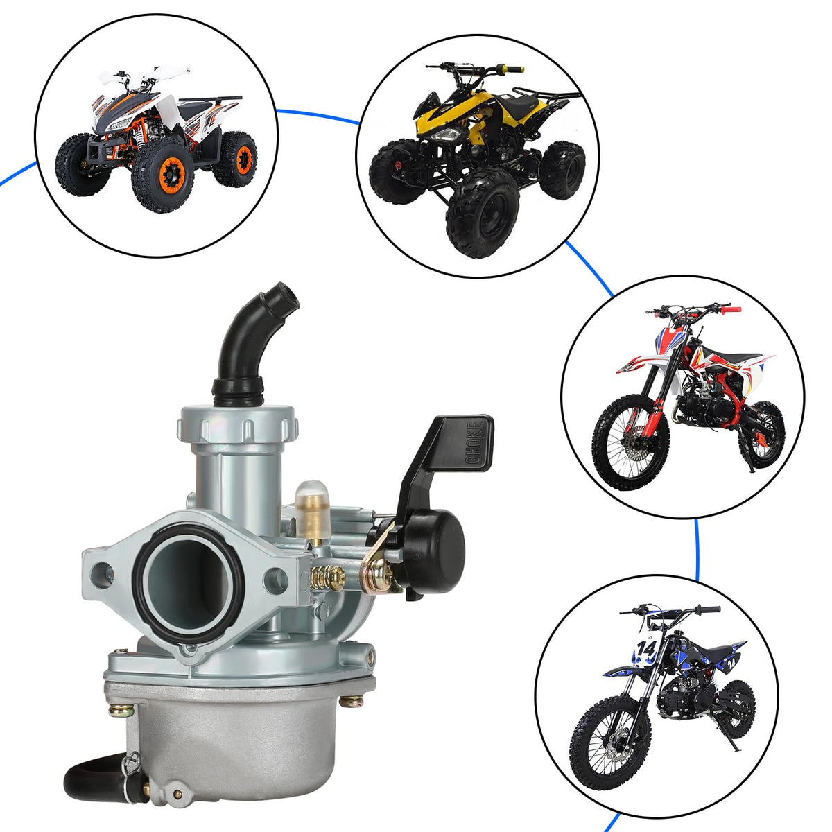 YOXUFA spark plug and wrench set included for quick tune-up