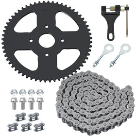 YOXUFA front view of 60T sprocket showing fitment and strength