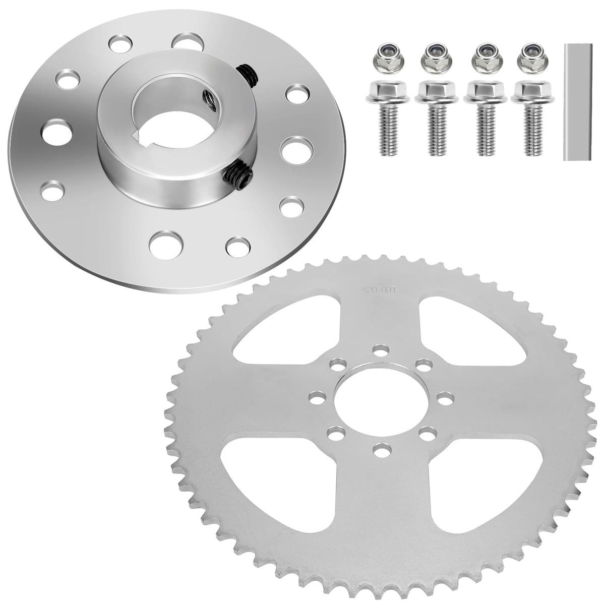 YOXUFA front view of sprocket hub showing fitment and durability benefit