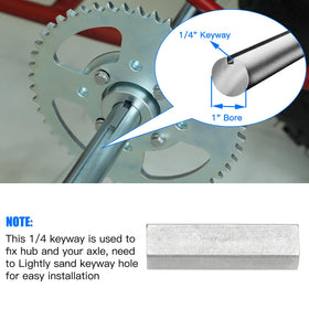 YOXUFA detailed teeth profile for #420 chain showing consistent engagement benefit