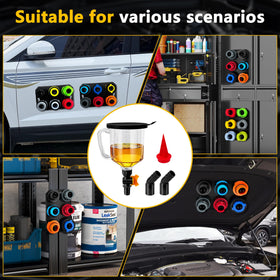 YOZYU kit packaging and contents organized for quick garage access