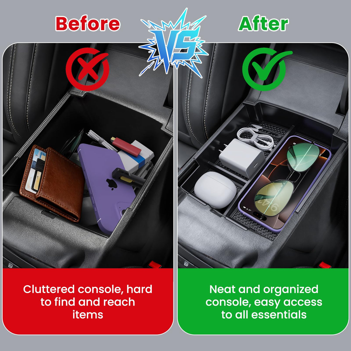 YPHUIKI right rear door handle storage box in place offering secure holding
