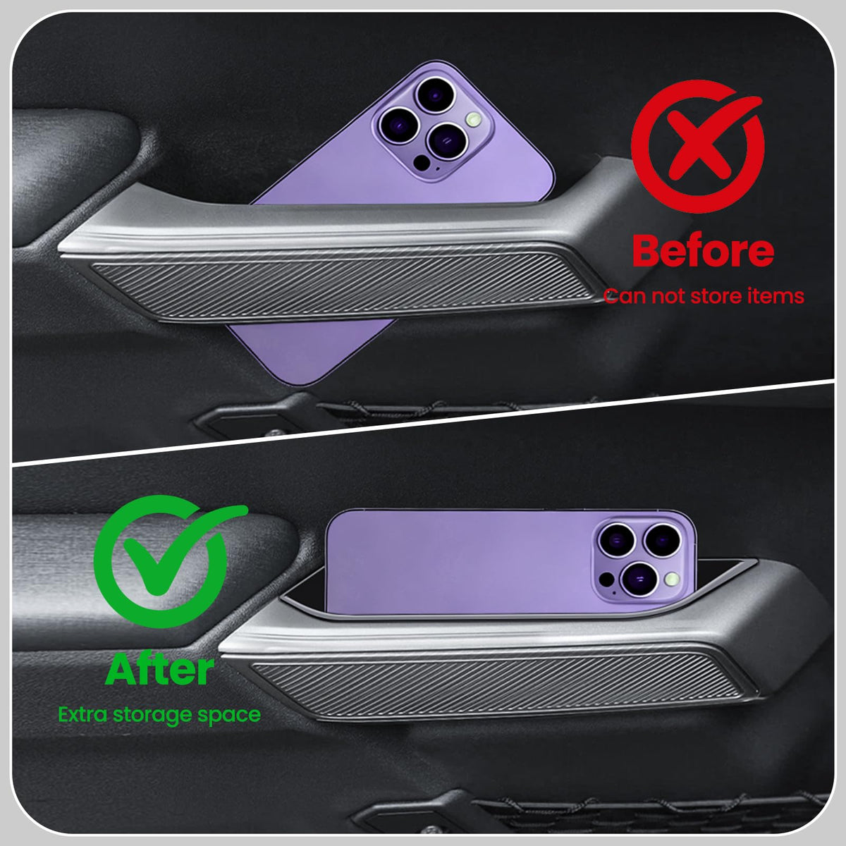 YPHUIKI ABS material and foam edge detail highlighting durable construction