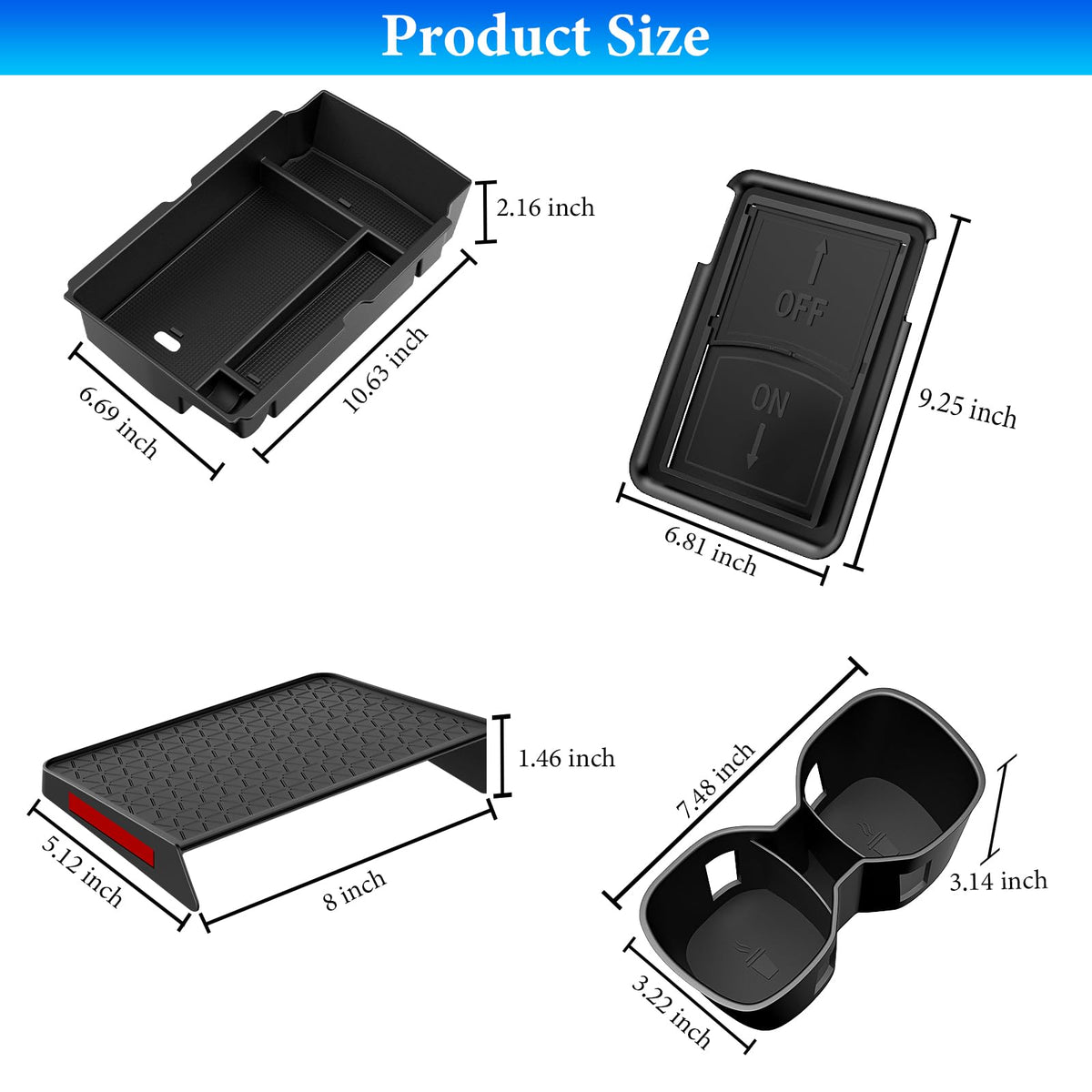 YPHUIKI size comparison beside a smartphone showing compact fit