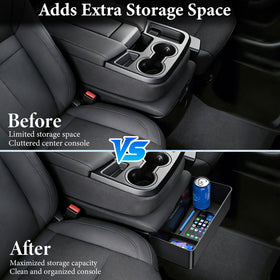 YPHUIKI side profile showing hanging fit using unused console space benefit