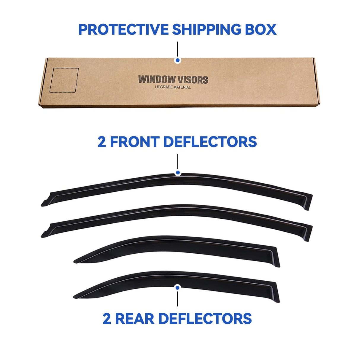 YQAUTEC adhesive tape detail showing 3M bond for secure attachment