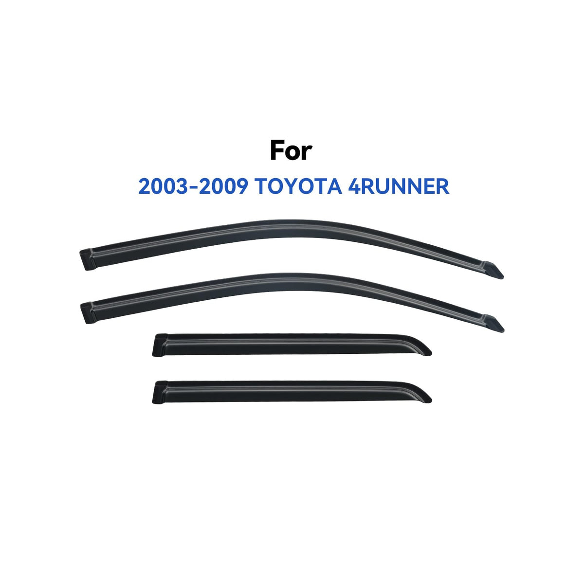 YQAUTEC side profile installed on 4Runner demonstrating weather protection