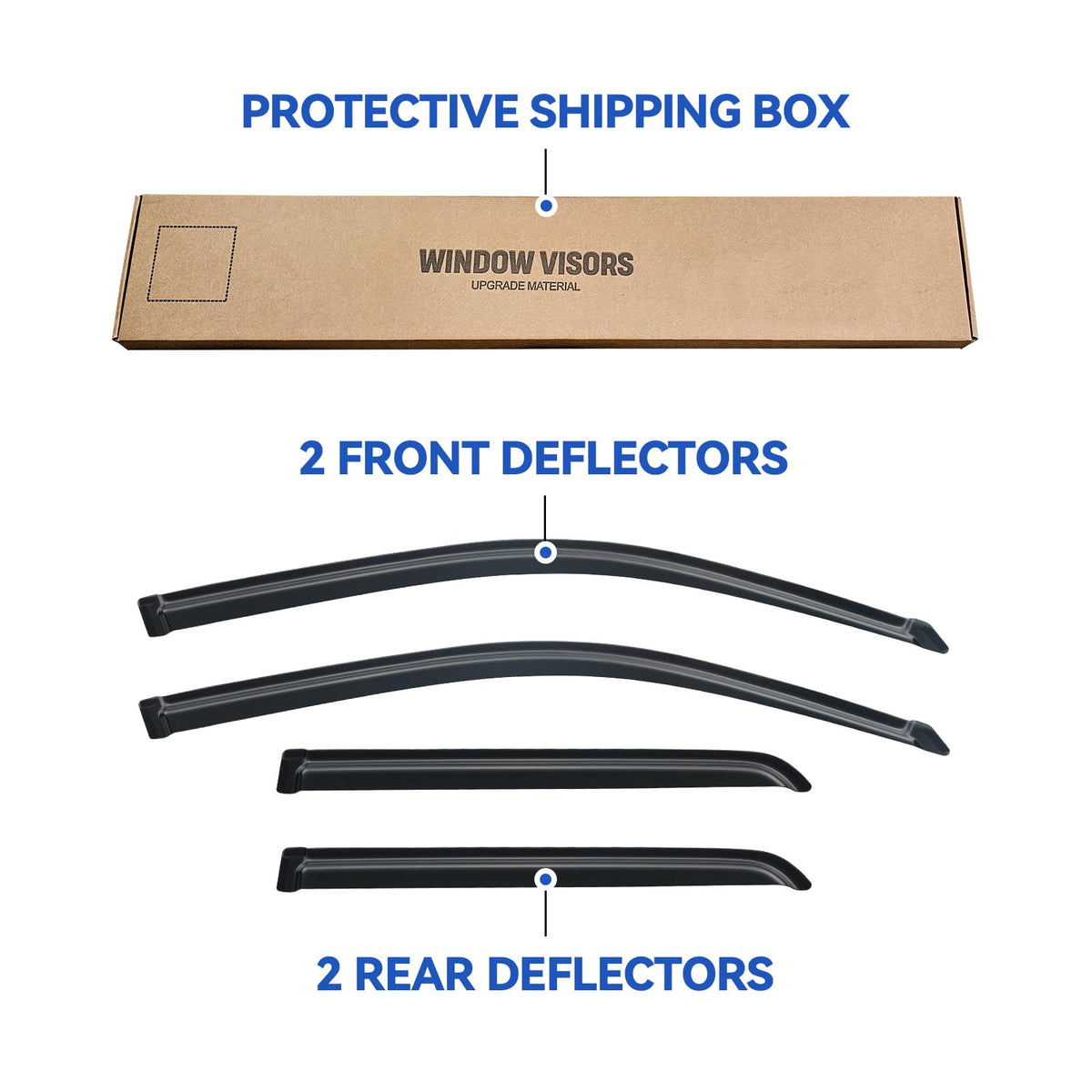 YQAUTEC visor held by hand showing scale and easy DIY installation