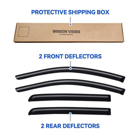 YQAUTEC pre-applied 3M adhesive tape detail for secure outside-mount installation