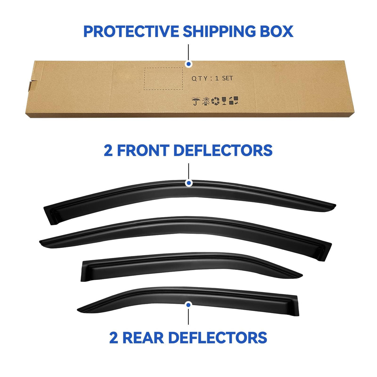 YQAUTEC adhesive tape detail highlighting 3M-grade bond for secure long-term hold
