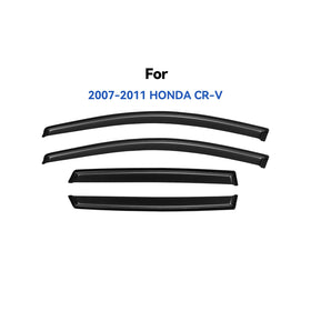 YQAUTEC rear passenger visor on CRV improving airflow and rain defense