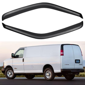 YQAUTEC front doors van exterior showing visor fit and sleek finish for style