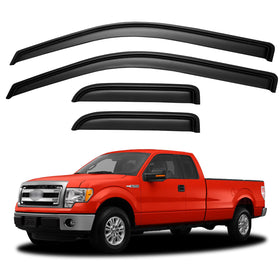 YQAUTEC front view installed on F-150 SuperCab showing clean fit and protection