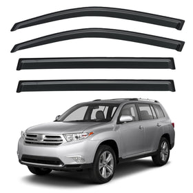 YQAUTEC front installed on Highlander showing sleek weather protection