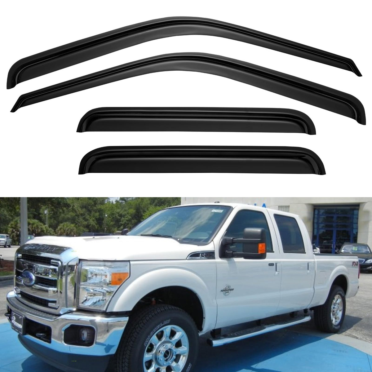 YQAUTEC front packaging showing full visor set and fitment benefit