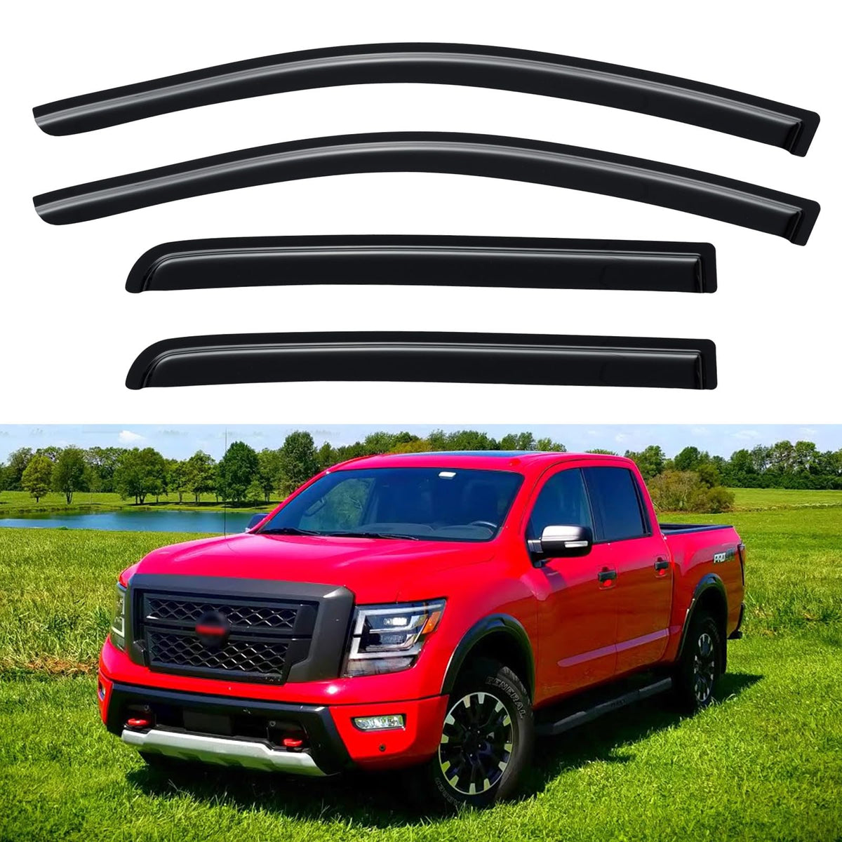 YQAUTEC front packaging showing complete visor kit and fit information