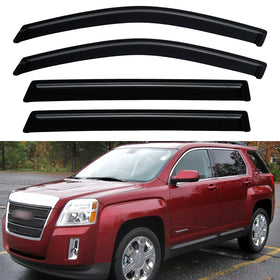 YQAUTEC front passenger side visor installed showing seamless fit and protection