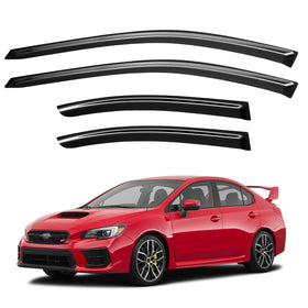 YQAUTEC front passenger visor packaging showing complete 4PCS kit and benefits