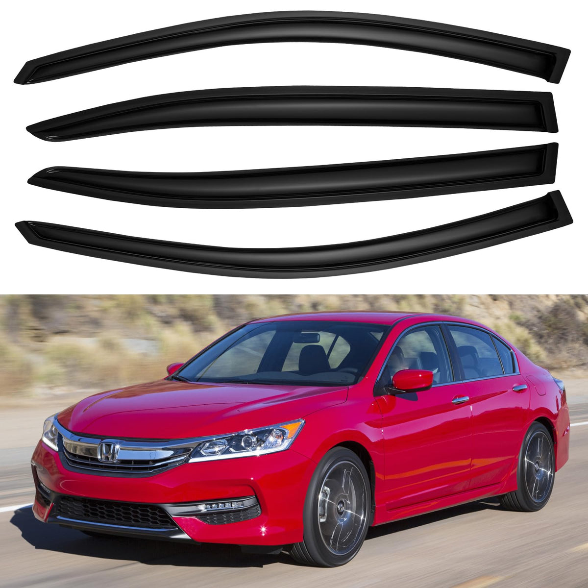 YQAUTEC front passenger visor showing precise fit and wind protection