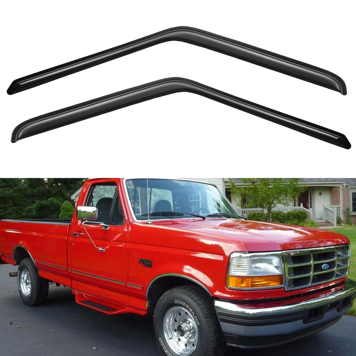 YQAUTEC front installation on Ford showing protection and airflow
