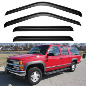 YQAUTEC front view installed on Chevy Tahoe showing sleek protection