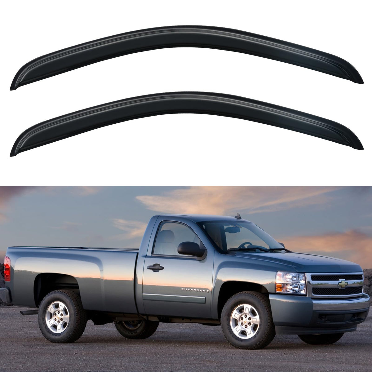 YQAUTEC front packaging view showing two visors and fit compatibility benefit