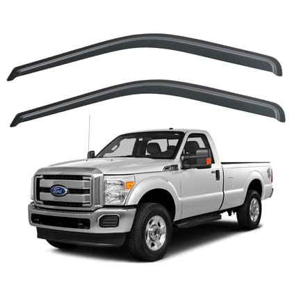 YQAUTEC front view showing two-piece visor set and fitment benefit