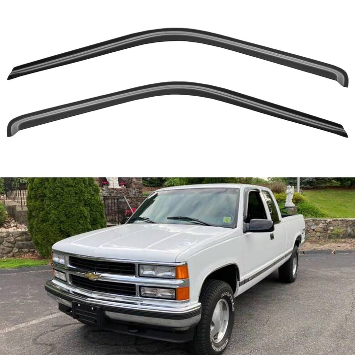 YQAUTEC front view of visors showing sleek profile and improved airflow