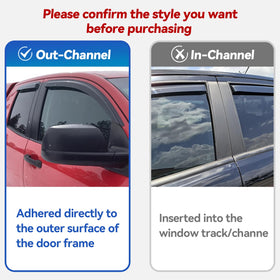 YQAUTEC on front door with size reference for precise fit benefit