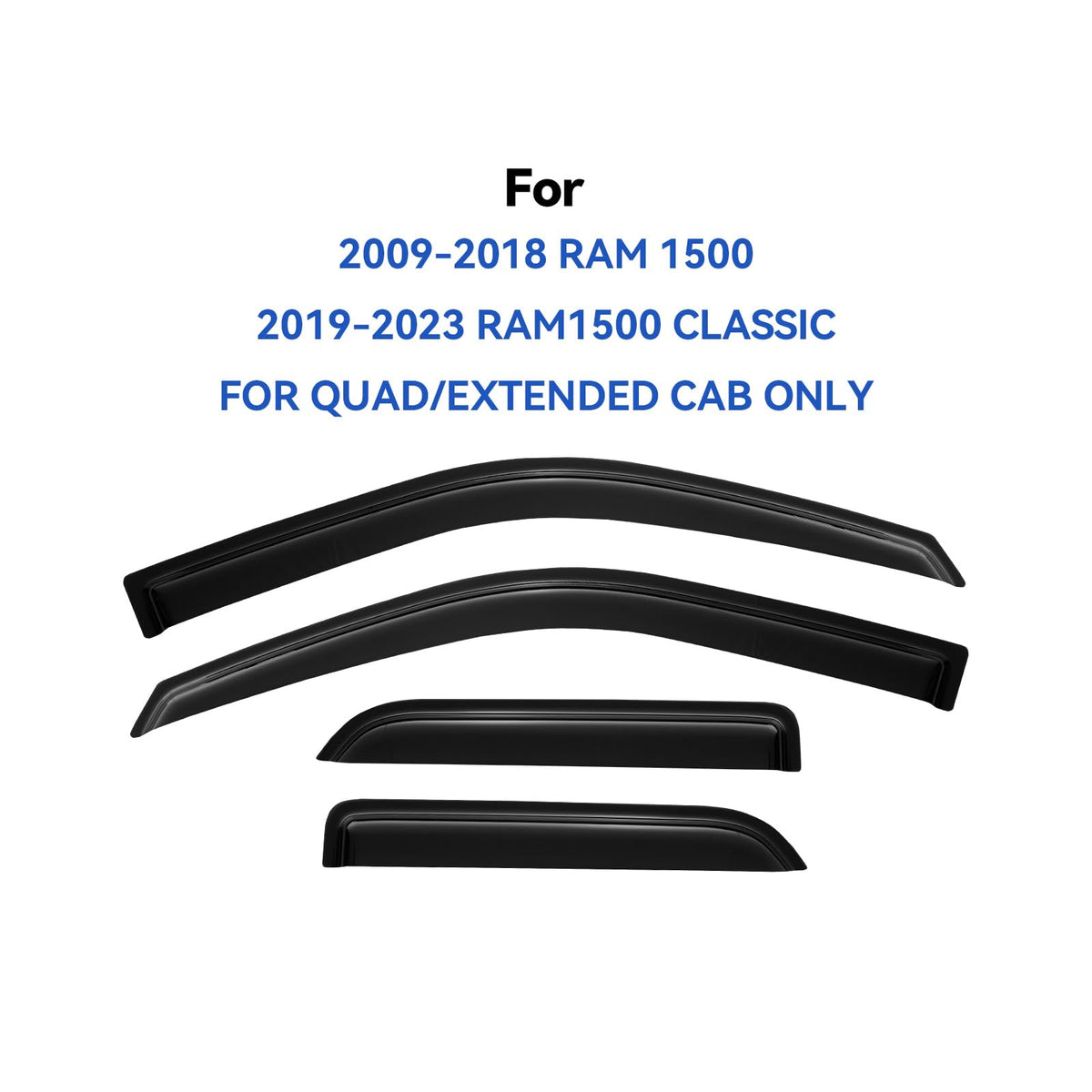 YQAUTEC visor installed on truck front side demonstrating protection